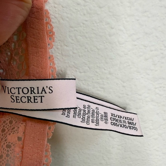 Victoria’s Secret Lace Bralette Peach Size XS - Picture 5 of 5